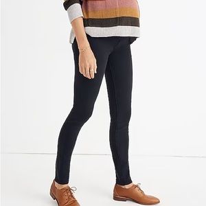 Madewell maternity over the belly skinny jeans lunar wash tencel denim